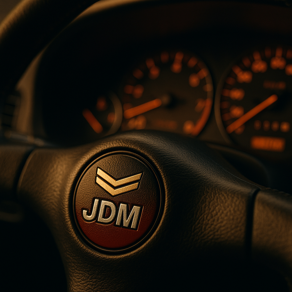 JDM dashboard detail shot relevant to JDM import UK 2026 eligibility