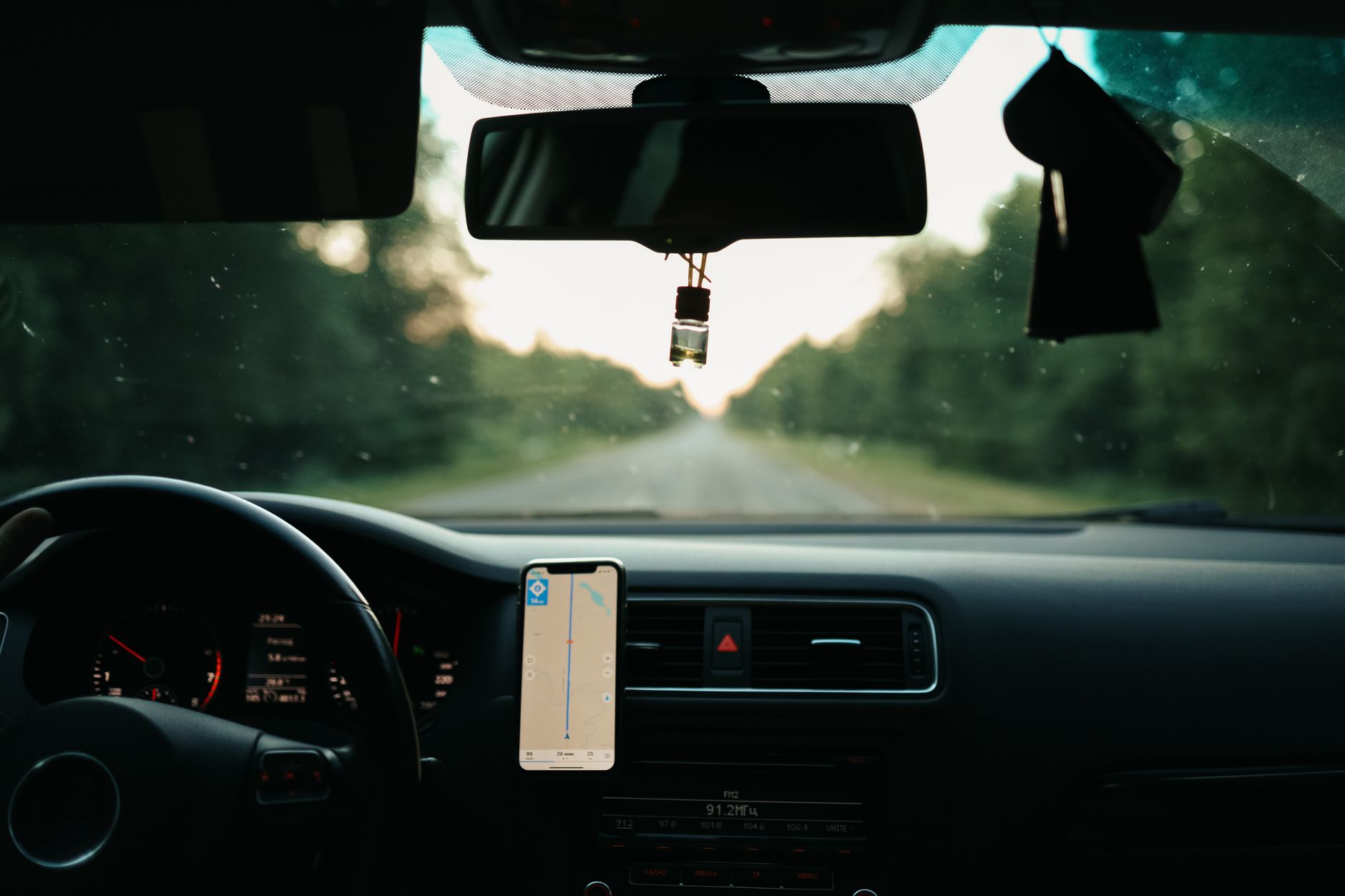 Telematics black box device installed in a car dashboard, illustrating how black box insurance for young drivers UK works