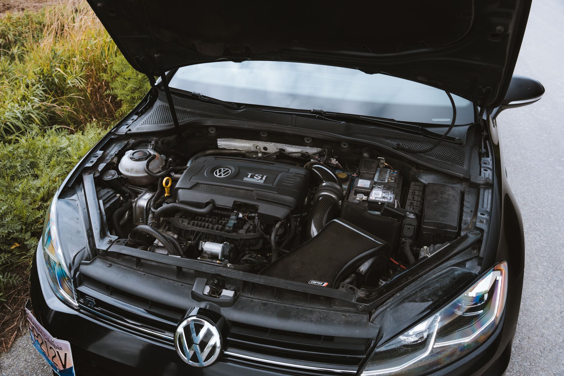 Close-up of a diesel performance car engine bay relevant to any fast diesel estate buying guide